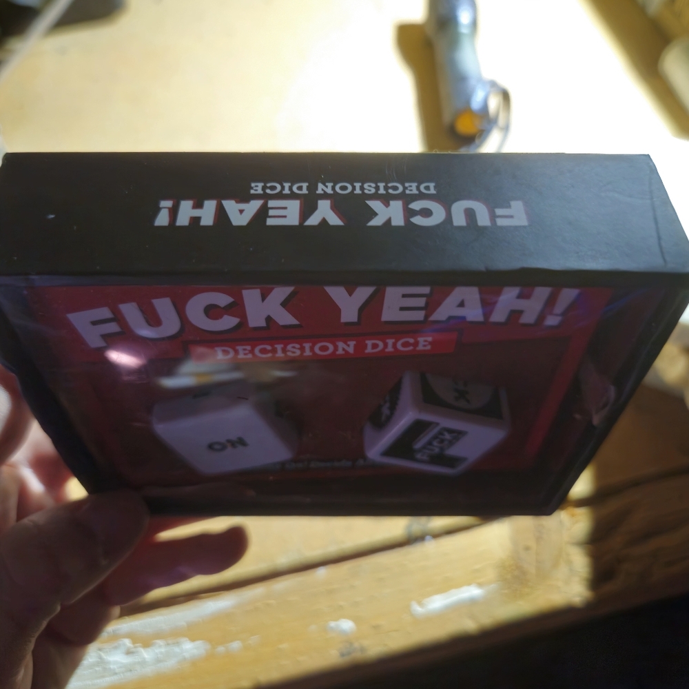 White and Black Decision Dice NWTIB - Picture 2 of 3